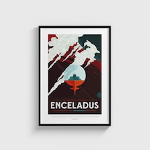 Visit Beautiful Southern Enceladus Tablo Çerçeveli Poster Duvar Dekorasyonu Siyah Çerçeveli Tablo Siyah Çerçeveli Tablo Dn11d117sıyah