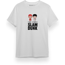 Slam Dunk First Slam Dunk Beyaz Kısa Kol Erkek Tshirt 001