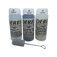3'lü Derby Açık Gri Deri Oto Direksiyon Döşeme Boyama Seti 3'lü Derby Açık Gri Deri Oto Direksiyon Döşeme Boyama Seti