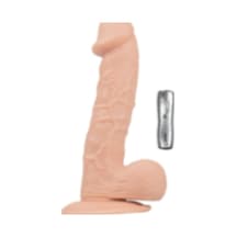 Hızlı Express Süper Realistik Titreşimli 20 CM Dildo Yapay Penis Vibratör