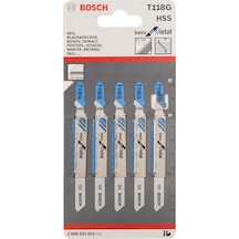 Bosch T 118 G Basic For Metal Dekupaj Testeresi Bıçağı 5'Li - 2608631012