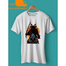 Guerreiro Samurai Baskılı Tişört Tshirt Ücretsiz Kargo