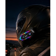 Hubrendy  Bluetooth 5.3 Motosiklet Kask Intercom Kulaklık 1000 Metre Bağlantı