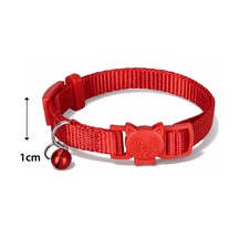 Urban Paws Kedi Tasması Crimson Red Ayarlanabilir, Dayanıklı, Hafif-10mm