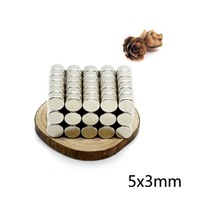 25 Adet Çap 6Mm X Kalınlık 3Mm Silindir Güçlü Neodyum Mıknatıs N11.12241