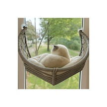 Hilal Kedi Cam Yatağı & Cam Askılı Vantuzlu Kedi Yatağı