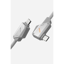 M07 Alüminyum L Uçlu Usb-c 240w Yüksek Hızlı Şarj Ve Veri Kablosu 1.2metre 90 Derece