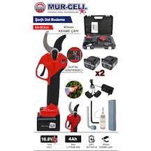 Mur-cell Akülü Budama Makası Dijital Ekran Ve Sensörlü Sca-10