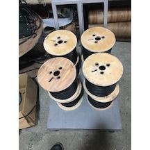 Pvc Kaplı Kablo Bağlama Teli Siyah 12 Cm'lik / 500 Gram