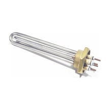 17cm 1 1/4 İnç Cr304 Vidalı 1250w+1250w 2500w Isıtıcı Rezistans