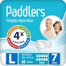 Yetişkin Hasta Bantlı Bez Large 7 Adet – Deneme Paketi- Yüksek Emicilik, Koku Kontrollü