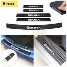 Vw Bora Bagaj Ve Kapı Eşiği Karbon Sticker Set