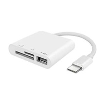 5232 Usb Type C To Sd Microsd Tf Kart Okuyucu Usb 3in1 Çevirici Dönüştürücü Adaptör