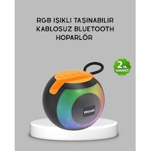 Bluetooth 5.0 Hoparlör - Rgb Işıklı, Güçlü Bas Ve 360 Surround Ses