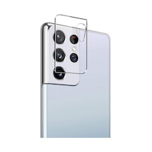 Nettech Samsung Galaxy S21 Ultra Uyumlu Kamera Cam Koruyucu