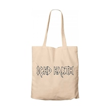 Iced Earth Logo 2 Krem Kanvas Bez Çanta Krem