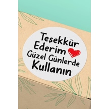 Teşekkür Ederim Güzel Günlerde Kullanın 3x3cm St2364 Çok Renkli