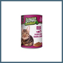 Jungle Kedi Konserve Somonlu & Karidesli 400gr 1 Adet Agc