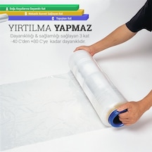 Streç Film Şeffaf  17micX50cm 2000gr (Net:215mt) 3 Adet