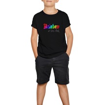 Dio Rainbow In The Dark Siyah Çocuk Tişört