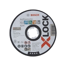 Bosch X-Lock 125x1 Multi Material Rapido Düz Kesici Disk