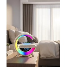Hubrendy Tekno Kablosuz Bluetooth Hoparlör Rgb Aydınlatmalı Çoklu Medya Destekli