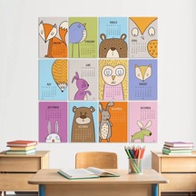 2026 Takvim, Sevimli Hayvanlar Duvar Takvimi, A4 Poster Takvim, 33x48 Cm Poster Takvim, Renkli Ve Eğ