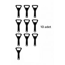 Şişe Açacağı - Metal - 10 Adet Mat Siyah