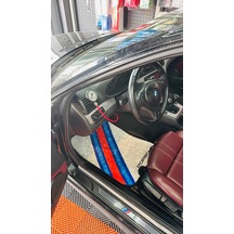 Beyaz Porsche Lüks Halı Paspas Takımı