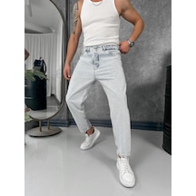 Modefendi Boyfriend Kalıp Yüksek Kalite Kot Pantolon Buz Mavi Modefendi Boyfriend Kalıp Yüksek Kalite Kot Pantolon Buz Mavi