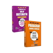 Pegem Kpss Meb-ags Ales Dgs Paragraf Çıkmış Sorular + Matematik Soru Bankası 2 Li Set Pegem Akademi Yayınları