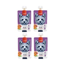 Wanpy Taze Ördekli & Havuçlu Köpek Et Ezmesi 4 x 90 G