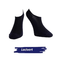 Jiber Erkek Pamuklu Likralı Sneaker Çorap 7701 - 12 Adet Lacivert