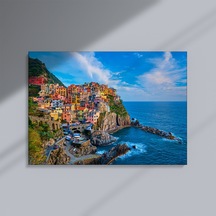 Rivieranın İncisi: Cinque Terre Parkı Kanvas Tablo - 50 X 70