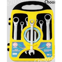 Makro 7 Parça Cırcır Anahtar Seti 8-19 Mm 7 Li Set Cırcırlı Anaht