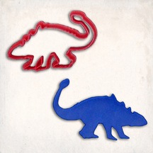 Ankylosaurus Dinozor Kurabiye Kalıbı Şekillendirici Kopat KIrmızı