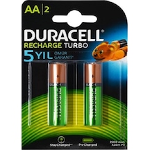 Duracell Şarjlı Kalem Pil Aa 2500 Mah 1,2 V 2 Li