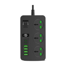 Jian Fan Çok Fonksiyonlu Akıllı Eklenti Çokluçuval Ev Kablolu Sokto Yüksek Güçlü Ceklenti Kartı4 Usb Eklenti