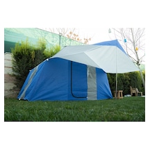 İki Oda Bir Salon Kamp Çadırı Mavi