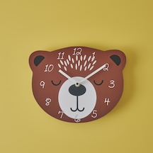 Bella Maison Bear Çocuk Saati 26 x 28 CM Kahverengi