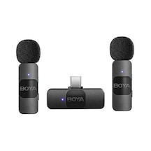 Boya By-v20 Ultra Kompakt Android İkili Kablosuz Mikrofon Type-c