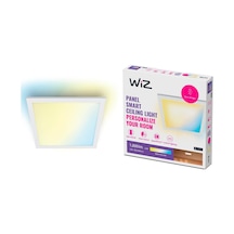Wiz Beyaz Akıllı Sıva Üstü Sarı-beyaz Ambiyans Kare Panel Tavan Armatürü 12w Sarı-Beyaz