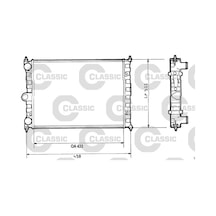 Valeo 316703 X Radyatör Classıc Polo 1.0- 1.3 85- 94 Mek 322x433x34 867121253l- 867121253ab