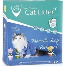 Vancat Marsilya Sabun Kokulu Topaklaşan Bentonit Kedi Kumu 6 L