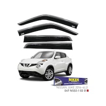 Replax Nissan Juke 2014 Sonrası Kromlu Cam Rüzgarlığı 4lü