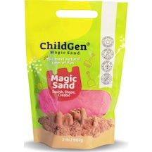 Childgen Doğal Kinetik Kum Refill Paket 907gr - Pembe Pembe