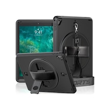 Apple İpad 5 Air 9.7 Kılıf Strap-c Otterbox Tablet Kapak - Siyah Arka Kapak