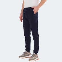 Slazenger VENOM Erkek Fermuar Cepli Dar Paça Lacivert Eşofman Altı