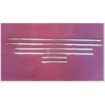 Woc Chrome Bmw X5 Krom Cam Çıtası 2006-2013 6 Parça Paslanmaz  Çel