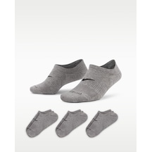 Nike Nıke Everyday Plus Cushioned 3'lü Babet Çorap-7019 Beyaz